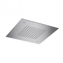 Blu Bathworks QSH-4046-AS - Ceiling showerhead recessed square; 15''W x 3-3/4''H; AS