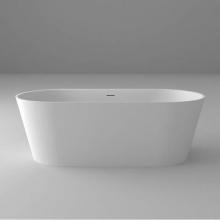 Blu Bathworks BT0304.01-01M - coco•1 blu•stone™ freestanding oval tub; 67''L x 31 1/2''W x 21 3/4&apos