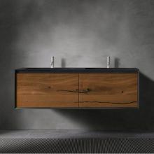 Blu Bathworks FXV1-1400-01M - 45-Degree Fenix 1400 FULL V1, wall vanity; 55''W x 20 1/2''H x 20 7/8'&ap