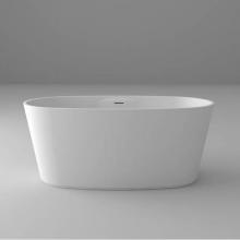Blu Bathworks BT0402.02-01M - coco•2 blu•stone™ freestanding oval tub; 59''L x 31 1/2''W x 23 1/2&apos