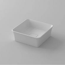 Blu Bathworks SA0209N38-01M - luna blu•stone™ square countertop vessel basin; 15''L x 15''W x 5 1/2&apos