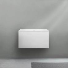 Blu Bathworks F51V1-0700-K16 - 56 collection 700 FULL V1 wall vanity; 27 1/2''W x 19''H x 20''D; Bi