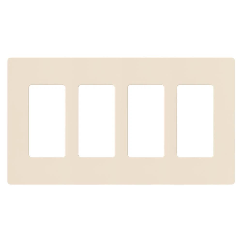 CLARO WALLPLATE 4 GNG LIGHT