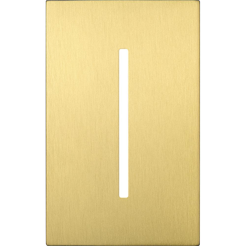 NEW ARCH WP - GRAFIKT 1GANG SATIN BRASS