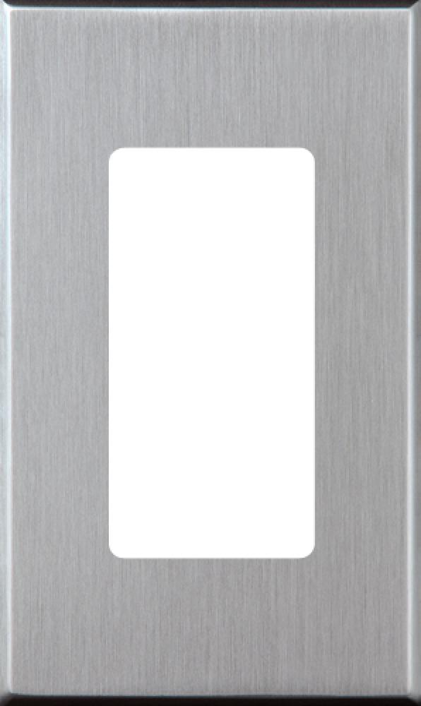 ARCH WALLPLATE 1 GANG - ACC STN CHRM