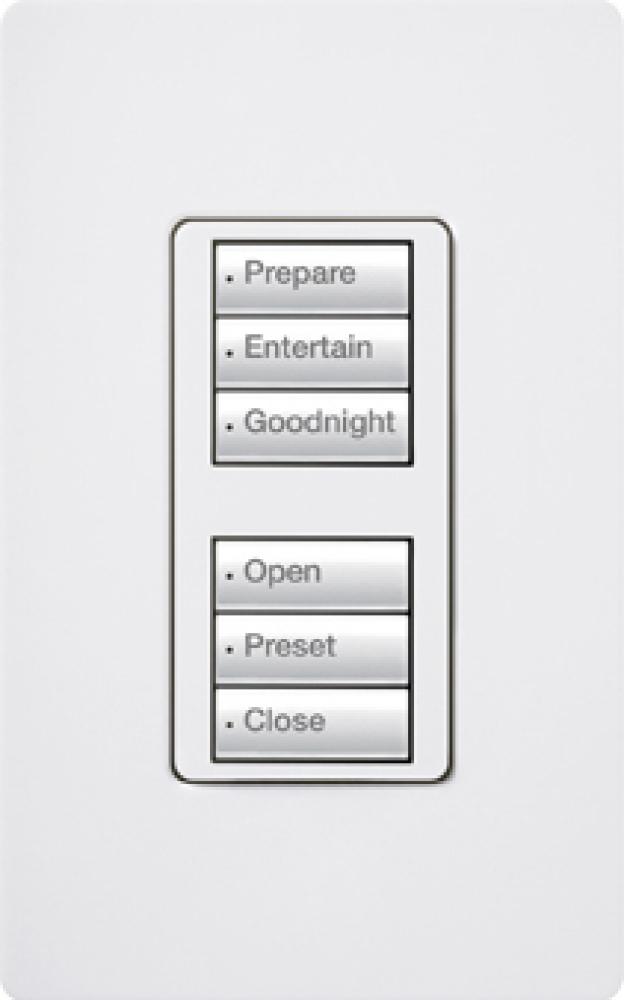 RADIORA2 3BD WALL KEYPAD SNOW