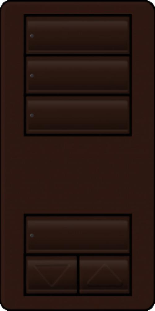 RA2 3S WALL KEYPAD BROWN