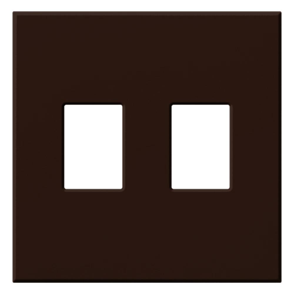 VAREO WALLPLATE 2GNG BROWN