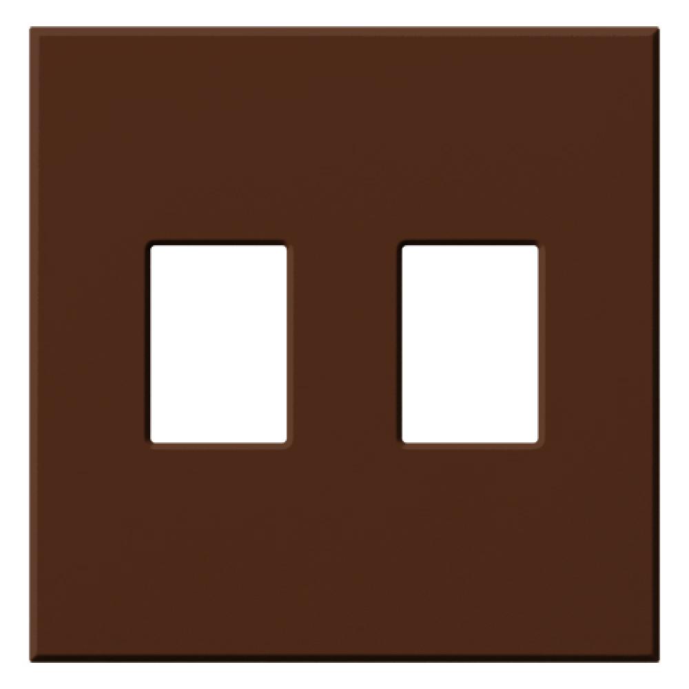 VAREO WALLPLATE 2GNG SIENNA