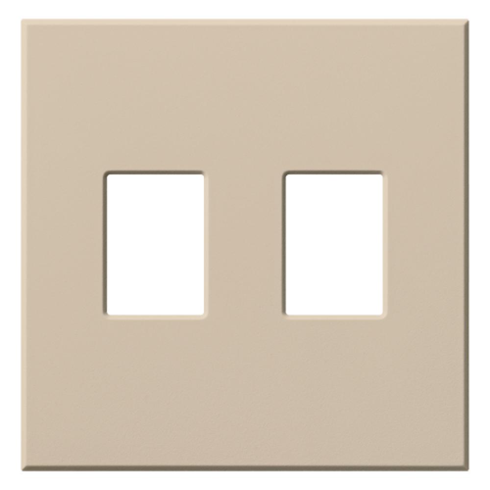 VAREO WALLPLATE 2GNG TAUPE