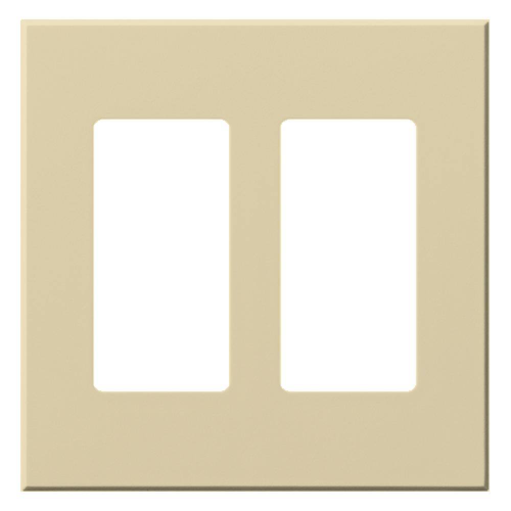 VAREO WALLPLATE 2GNG RECEPT IV