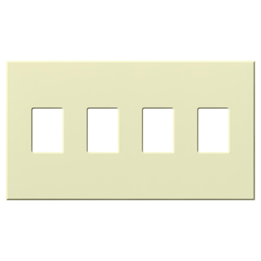 VAREO WALLPLATE 4GNG ALMOND