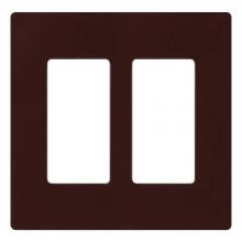 Lutron Electronics CW-2-BR - CLARO WALLPLATE 2 GNG BR