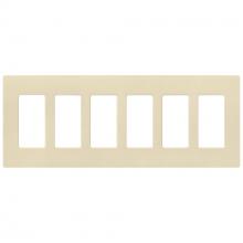 Lutron Electronics SC-6-SD - SATIN WALLPLATE 6G SD