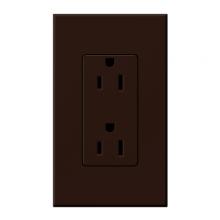Lutron Electronics NTR-15-BR - NOVA T RECEPTACLE BROWN