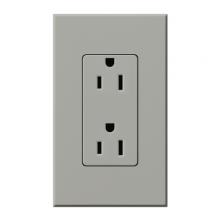 Lutron Electronics NTR-15-TR-GR - NT 15A TAMPER RESIST RECP GRAY