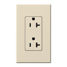Lutron Electronics NTR-20-TR-LA - NT 20A TAMPER RESIST RECP LT. ALMOND