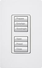 Lutron Electronics RRD-W3BD-SW - RADIORA2 3BD WALL KEYPAD SNOW