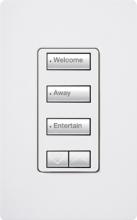 Lutron Electronics RRD-W3BSRL-TP - RA2 3BSRL WALL KEYPAD TAUPE