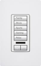 Lutron Electronics RRD-W5BRLIR-PD - RADIORA2 5BRLIR WALL KEYPAD PALLADIUM