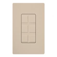 Lutron Electronics SC-6PF-TP - SIX PORT FRAME W/BLANKS SATIN COLOR TP