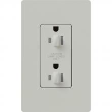 Lutron Electronics SCR-15-DDTR-PD-C - SATIN 15A TPR RSIST DUAL DIM RCPT PD CSA