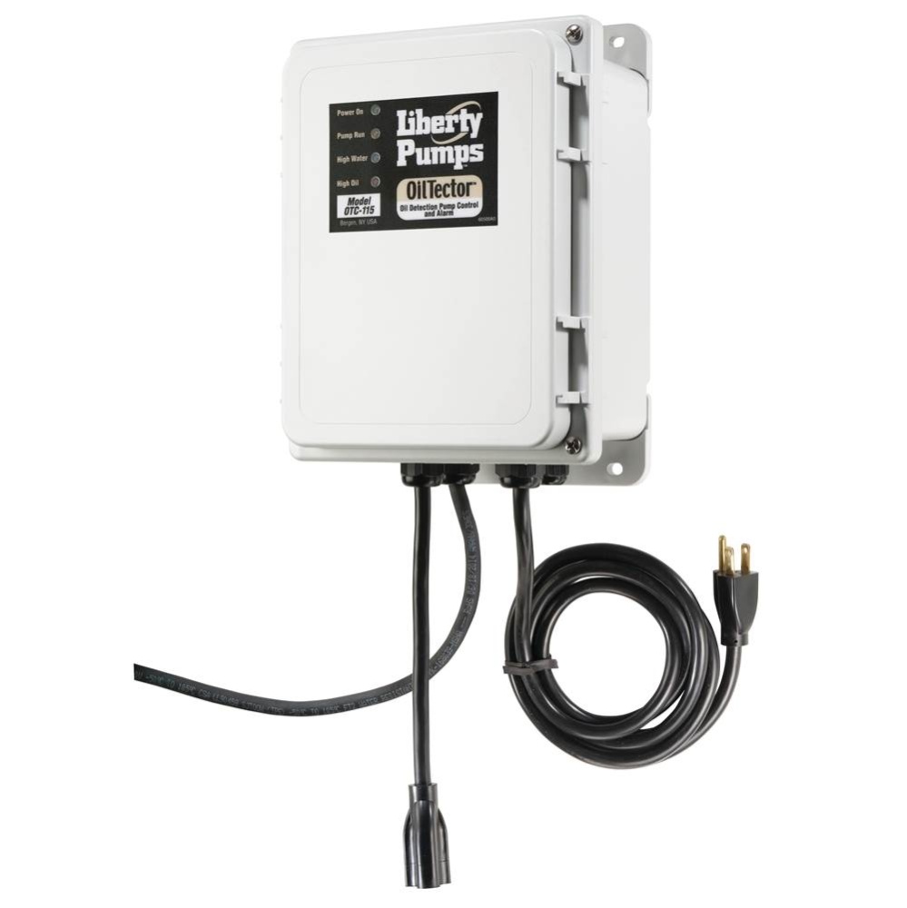 1/3 hp Submersible Elevator Sump Pump, 230V, with OilTector control and alarm, 50' cord