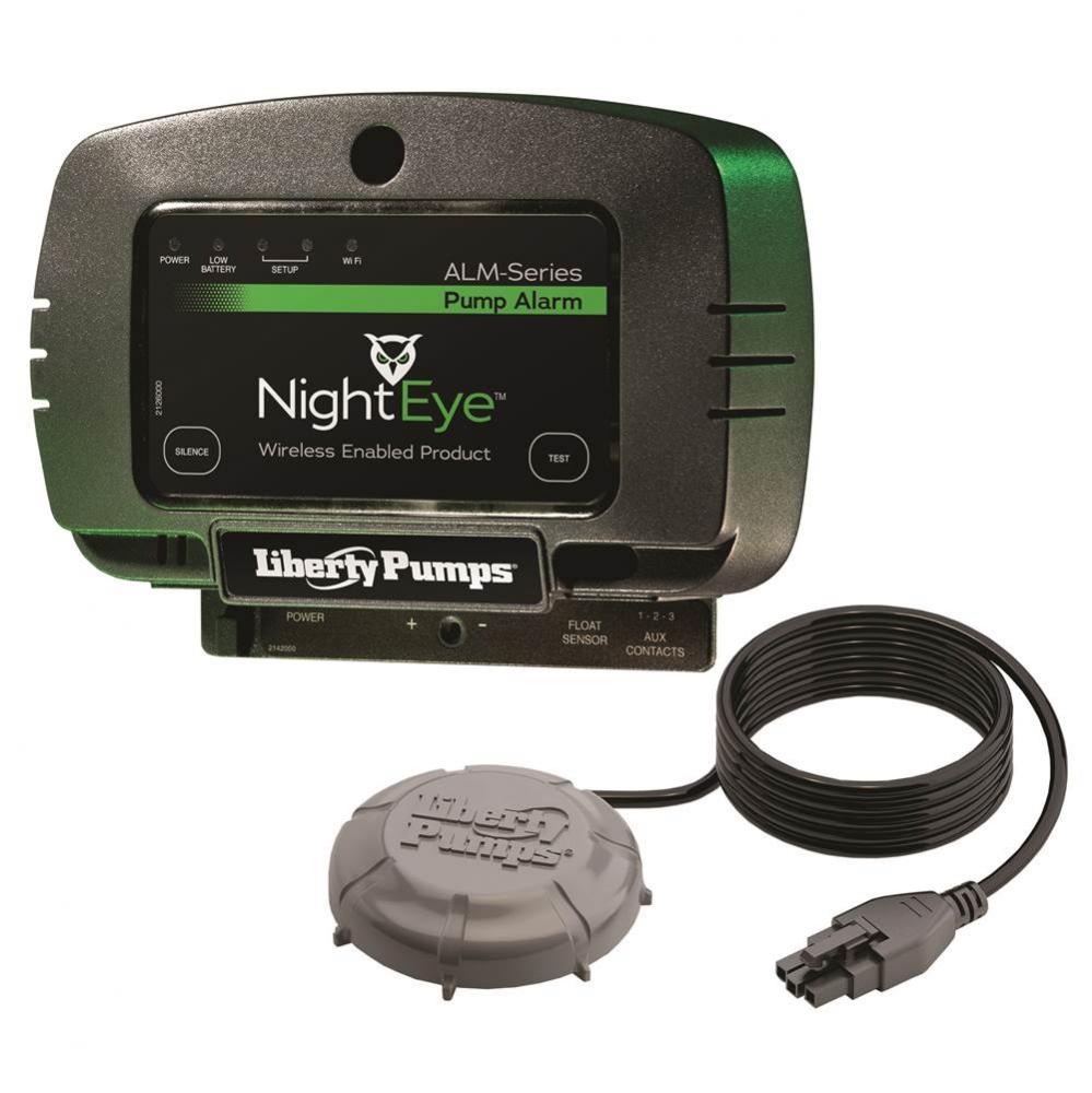 Alarm, NightEye wireless enabled, Indoor mount, with puck-puddle sensor