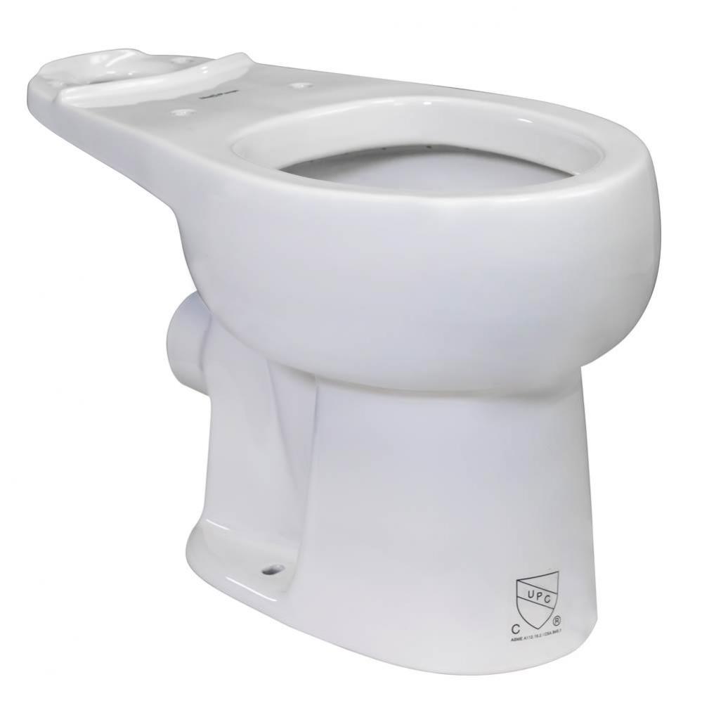 Toilet bowl, white, round front, HET, 1.28 GPF