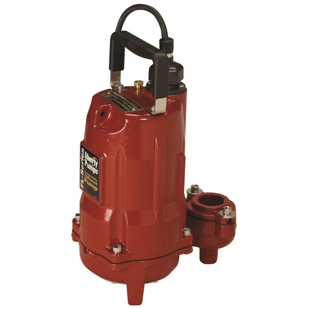 1/2 hp, Effluent Pump, 1 PH, 115V, 10' Cord, 1.5'' / 2'' disch., Manual