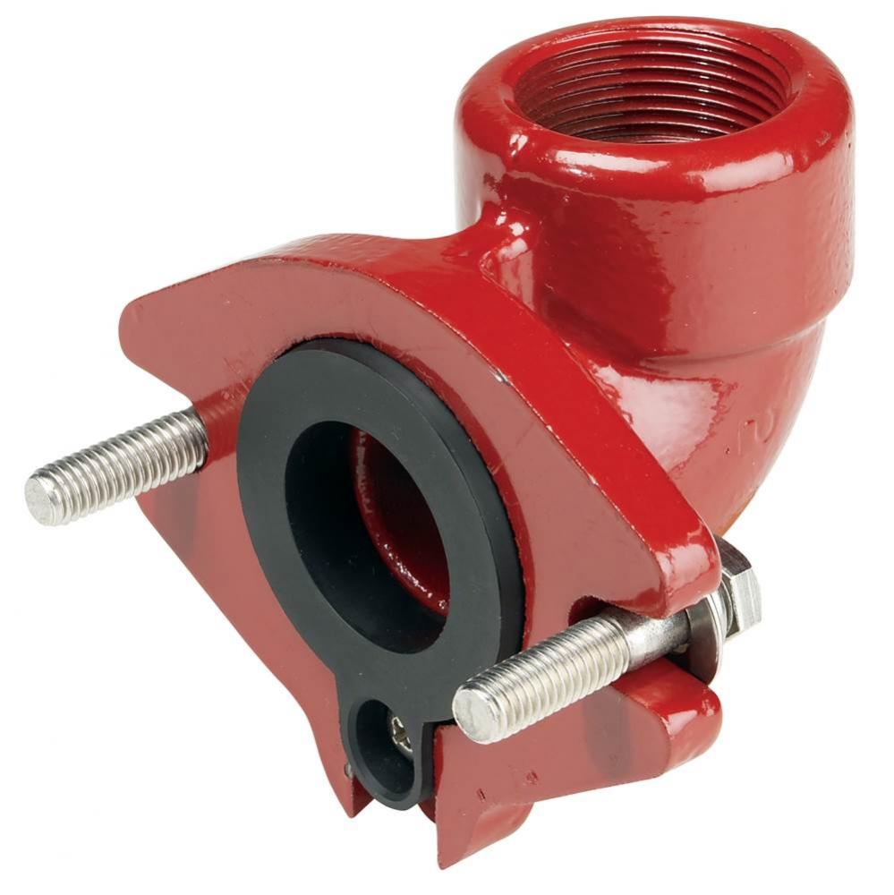 Elbow, 90degree discharge, C.I. With gasket and S. S. bolts (Fits LSG and LSGX)