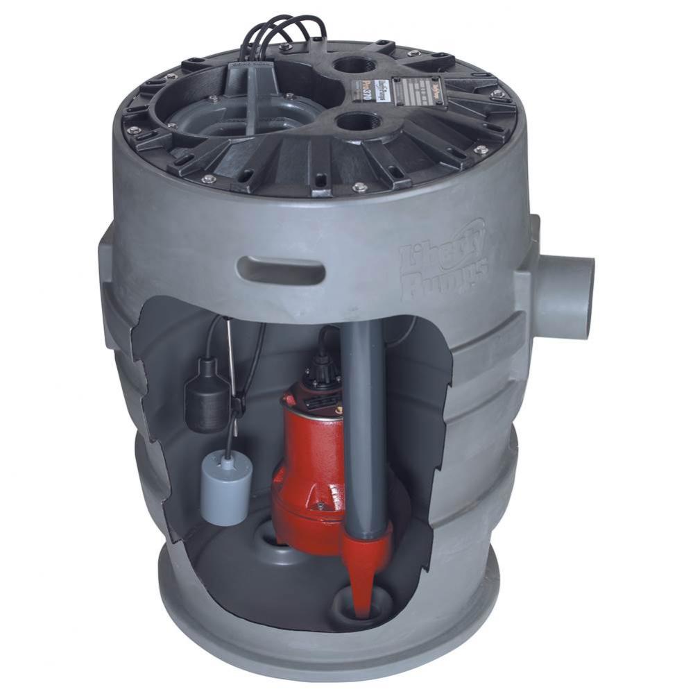 P373Xleh102 1 Hp Simplex Sewage Ejector Package