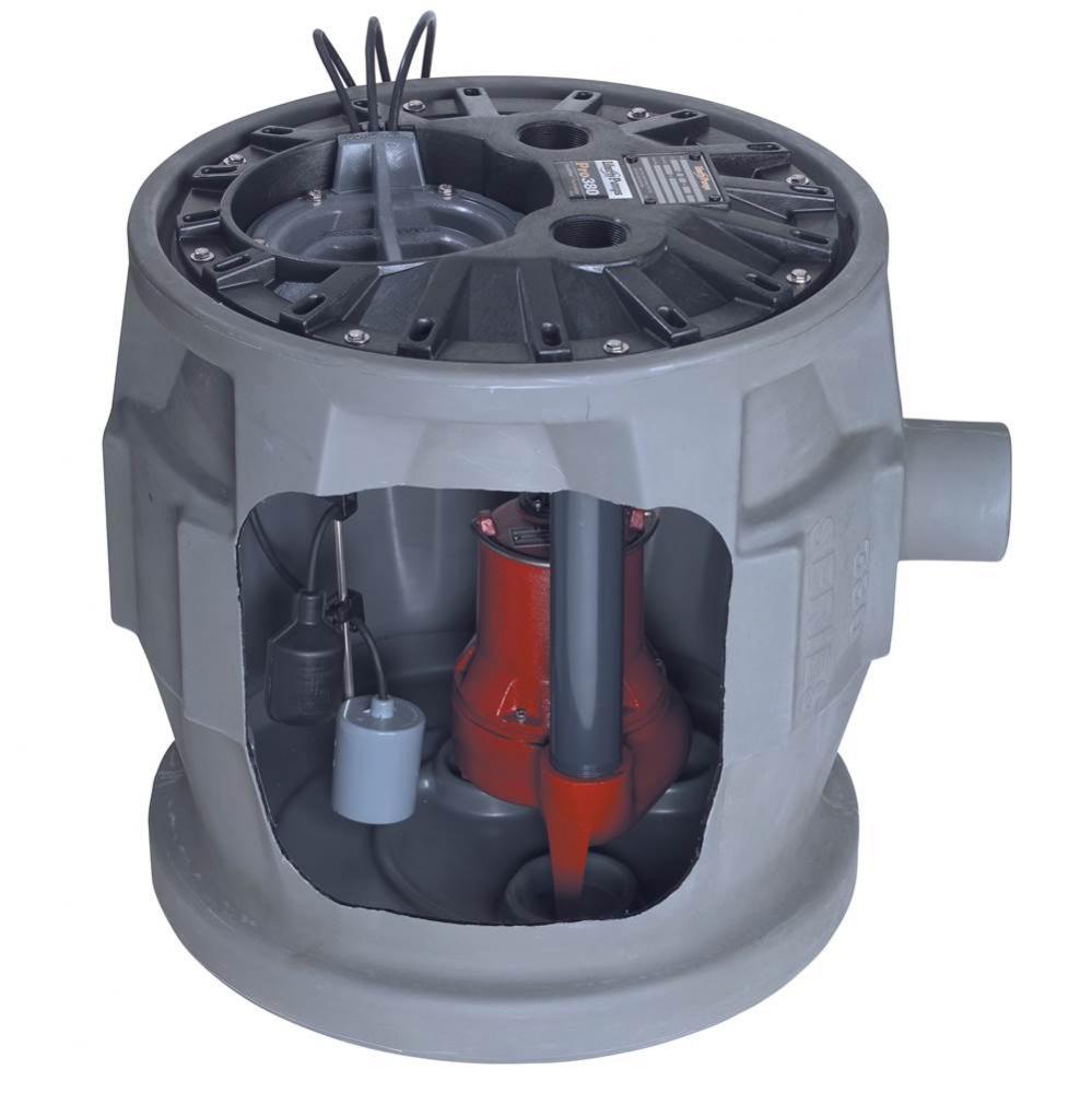 P383Xleh102 1 Hp Simplex Sewage Ejector Package