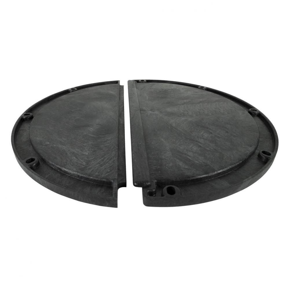 Split Cover for SP1822B Sump pit. Includes rubber gasket, seal and hardware