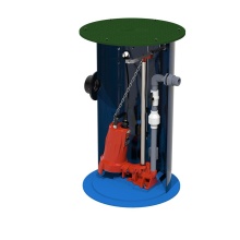 Liberty Pumps 2448LSG202-V3 - 2 hp, Simplex Grinder Package 1PH, 208-230V, 1-1/4'' Discharge with 24'' x 48&