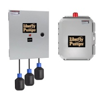 Liberty Pumps AES54=4-161-5 - Duplex panel, 3PH, NEMA 4X, 575V 4-6.3A, 4 floats, 50' cord