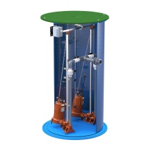 Liberty Pumps D3672LSG202-24-4F - 2 hp, Duplex Grinder Package, 1PH, 208-230V, 2'' Discharge with 36'' x 72&apos