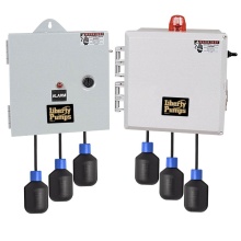 Liberty Pumps SX24HS1=3 - Simplex panel, 1PH, NEMA 4X, 20-30A, cap start/run, cap leads, 3 floats, 20' cord