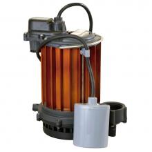Liberty Pumps 233 - 1/3 hp, Submersible Sump Pump, Polyp/aluminum, wide angle float with series plug, 115V.