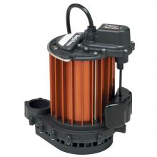 Liberty Pumps 237-2 - 1/3 hp, Submersible Sump Pump, Polyp/aluminum, VMF vertical magnetic float, 115V with 25' cor