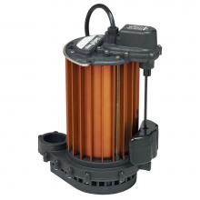 Liberty Pumps 450-2 - 1/2 hp, Submersible Effluent Sump Pump, poly/alum., 115V. Manual, 25' cord