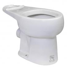 Liberty Pumps ASCENTII-RW - Toilet bowl, white, round front, HET, 1.28 GPF