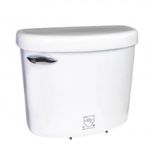 Liberty Pumps ASCENTII-TW - Toilet tank and lid, white, insulated, with flush valve kit