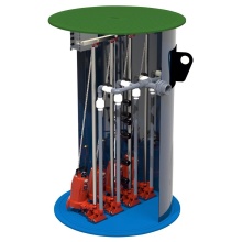 Liberty Pumps Q4896LSGX204-24 - 2 hp, Two-Stage Quadplex Grinder Package, 3PH, 440-480V, 3'' Discharge with 48'&apo