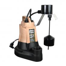 Liberty Pumps S37-P - 1/3 hp, Submersible Effluent Sump Pump, vertical style float, 115V, piggy back plug
