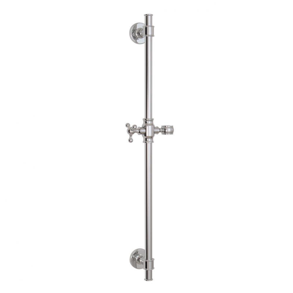 12763 Classic Round Shower Rail With Slider