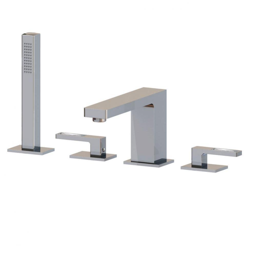 84018 B-Jou Star 4Pce Tub Filler Faucet With Handshower
