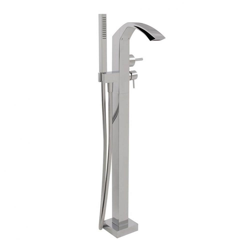 616N85 Etna Floormount Tub Filler With Handshower - Trim Only