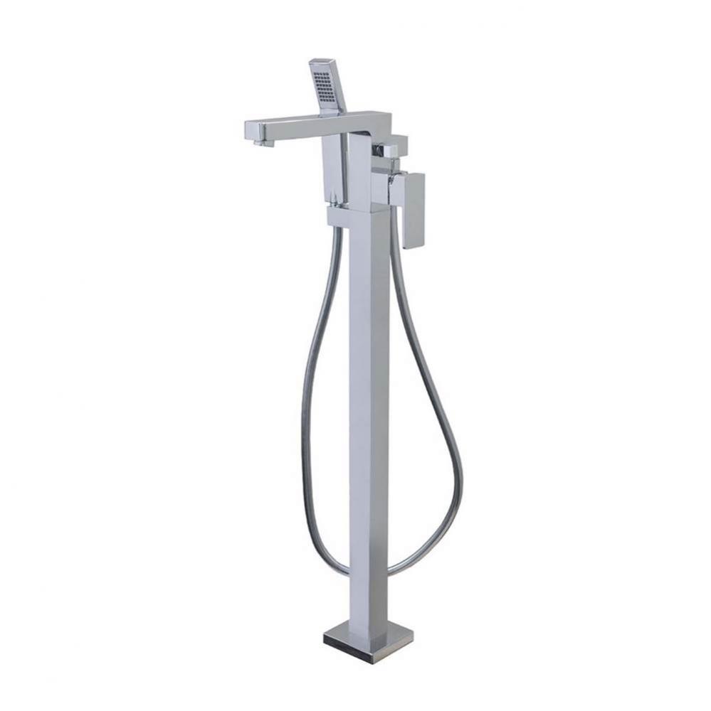 86N85 Madison Floormount Tub Filler With Handshower