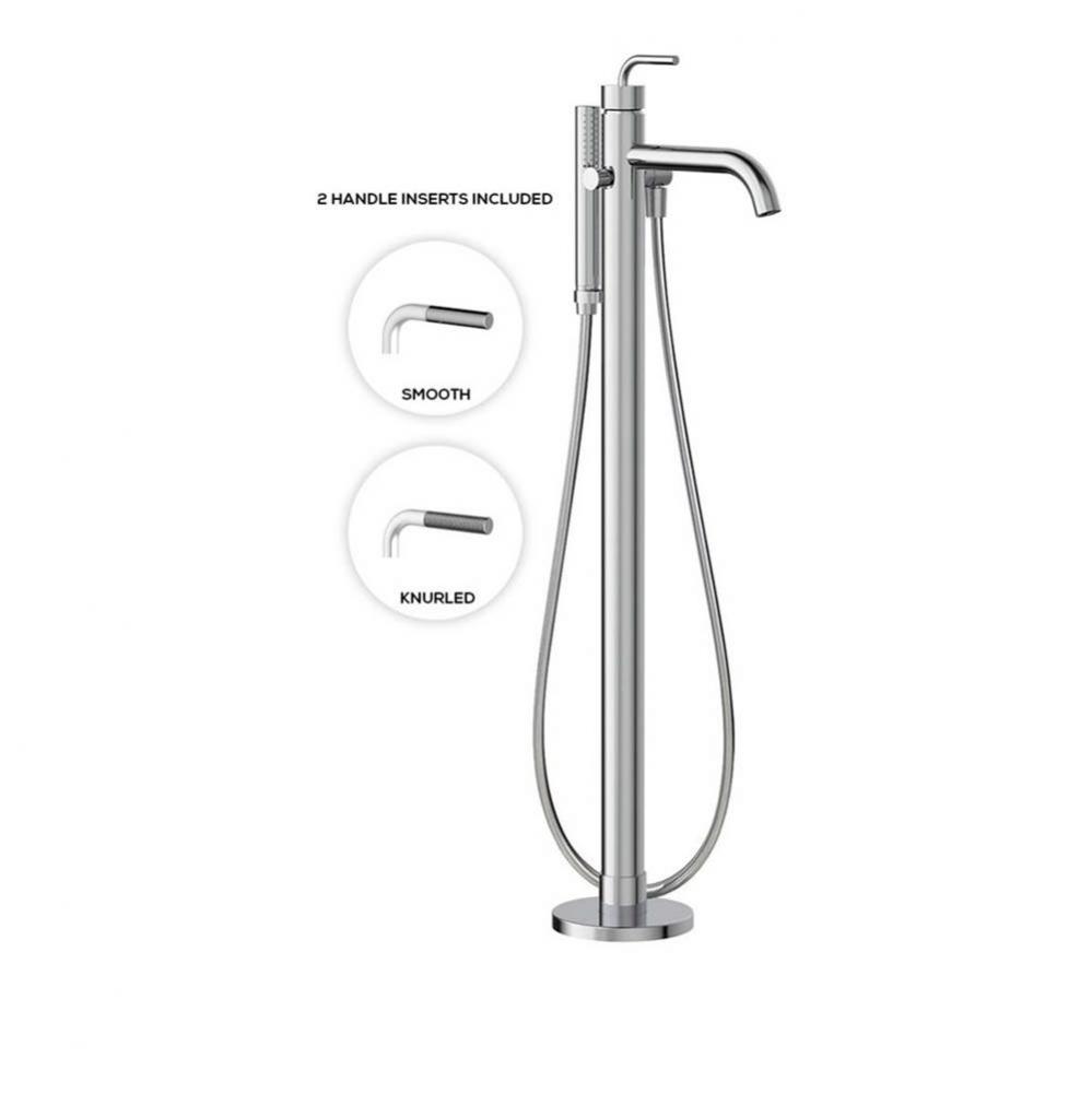 Mb284 Mb2 Floormount Tub Filler Faucet Wih Handshower
